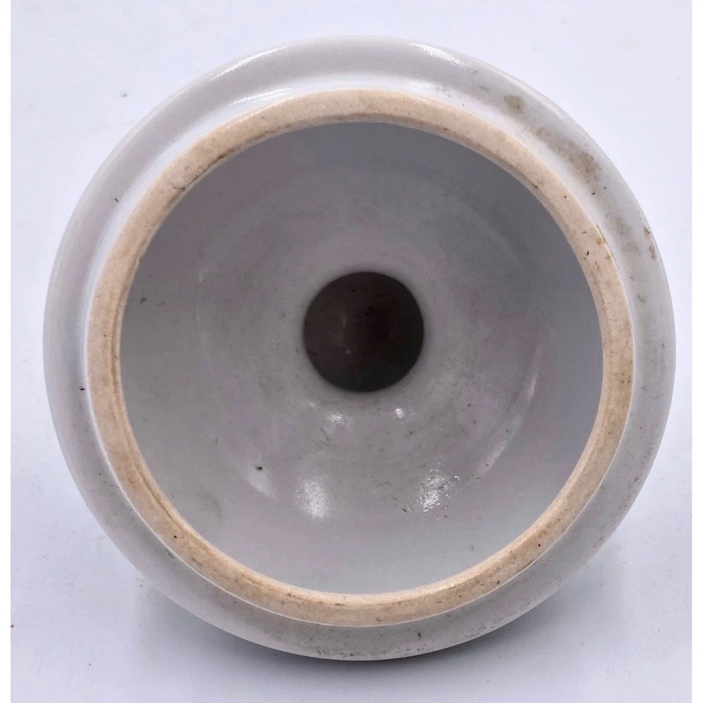 Pfaltzgraff‎ Sugar Bowl Replacement LID ONLY Stoneware Blue Ring Grey
